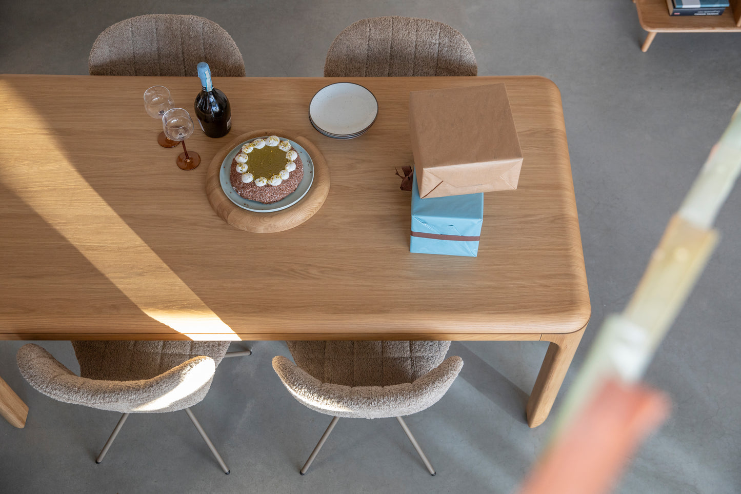 Zuiver Oever eettafel 180x90 cm Naturel