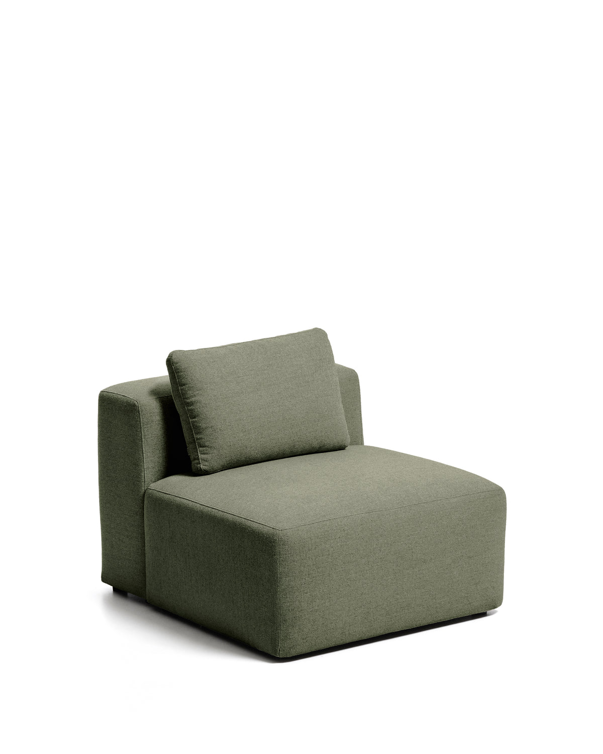 Kave Home Blok fauteuil Donkergroen