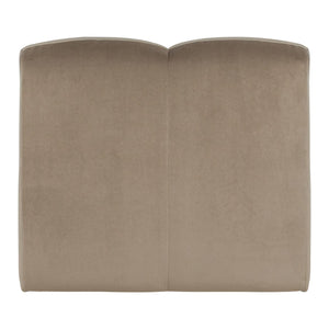 WOOOD Mojo 1-zits bank velvet Khaki