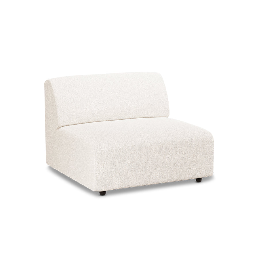 HKliving Jax bank middle Boucle Cream