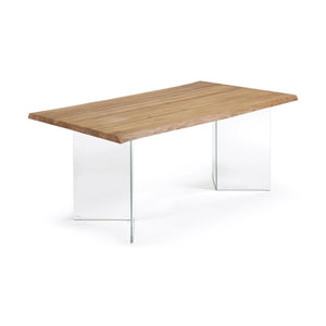 Kave Home Lotty eettafel rechthoek 160x90 cm Naturel