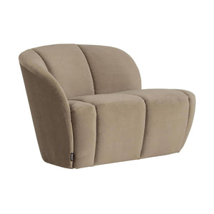 WOOOD Mojo 2-zits bankje links velvet Khaki