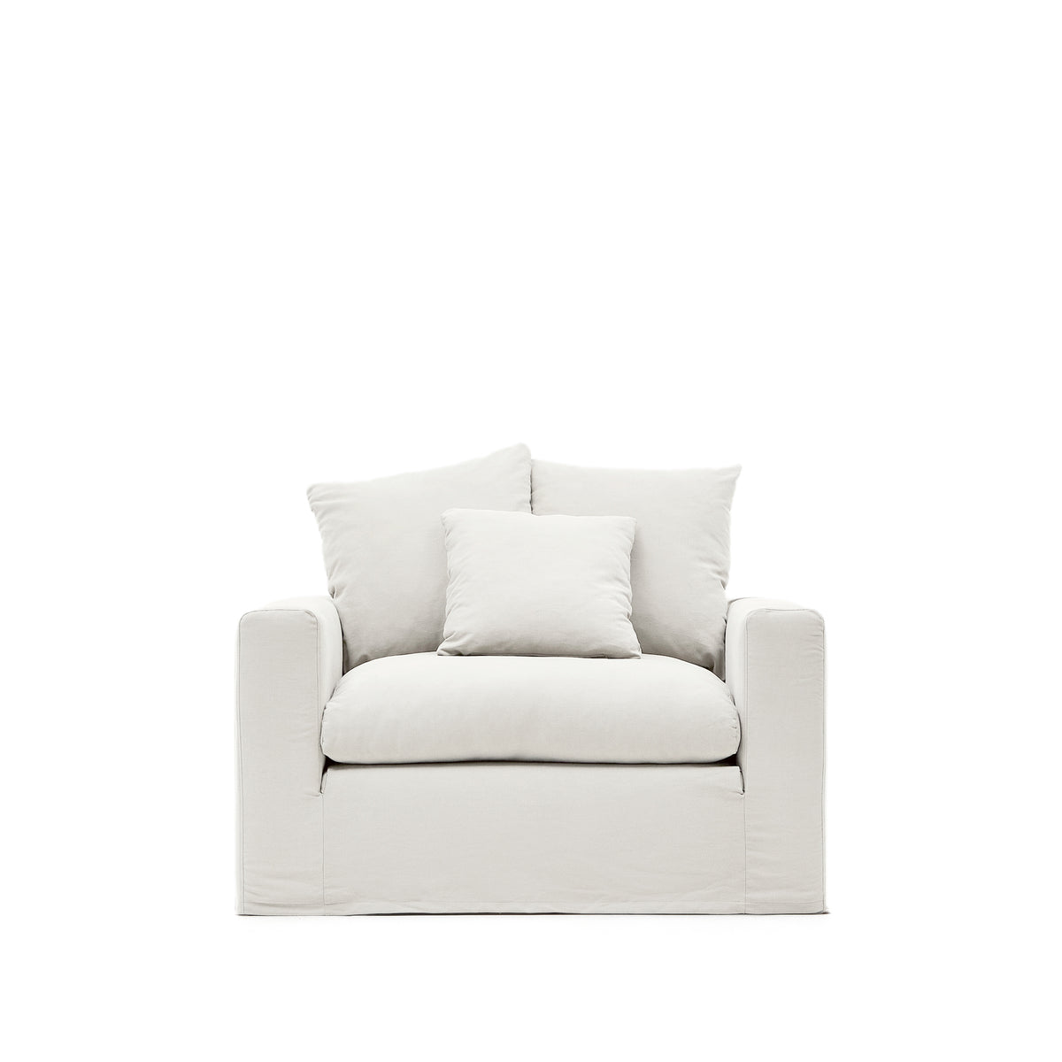 Kave Home Nora fauteuil 140x104 cm Ecru