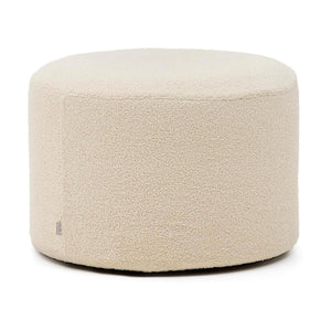 Kave Home Kaeli poef Ø60 cm bouclé Ecru