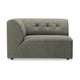 HKliving Vint 1,5-zits bank left Linen Army Green