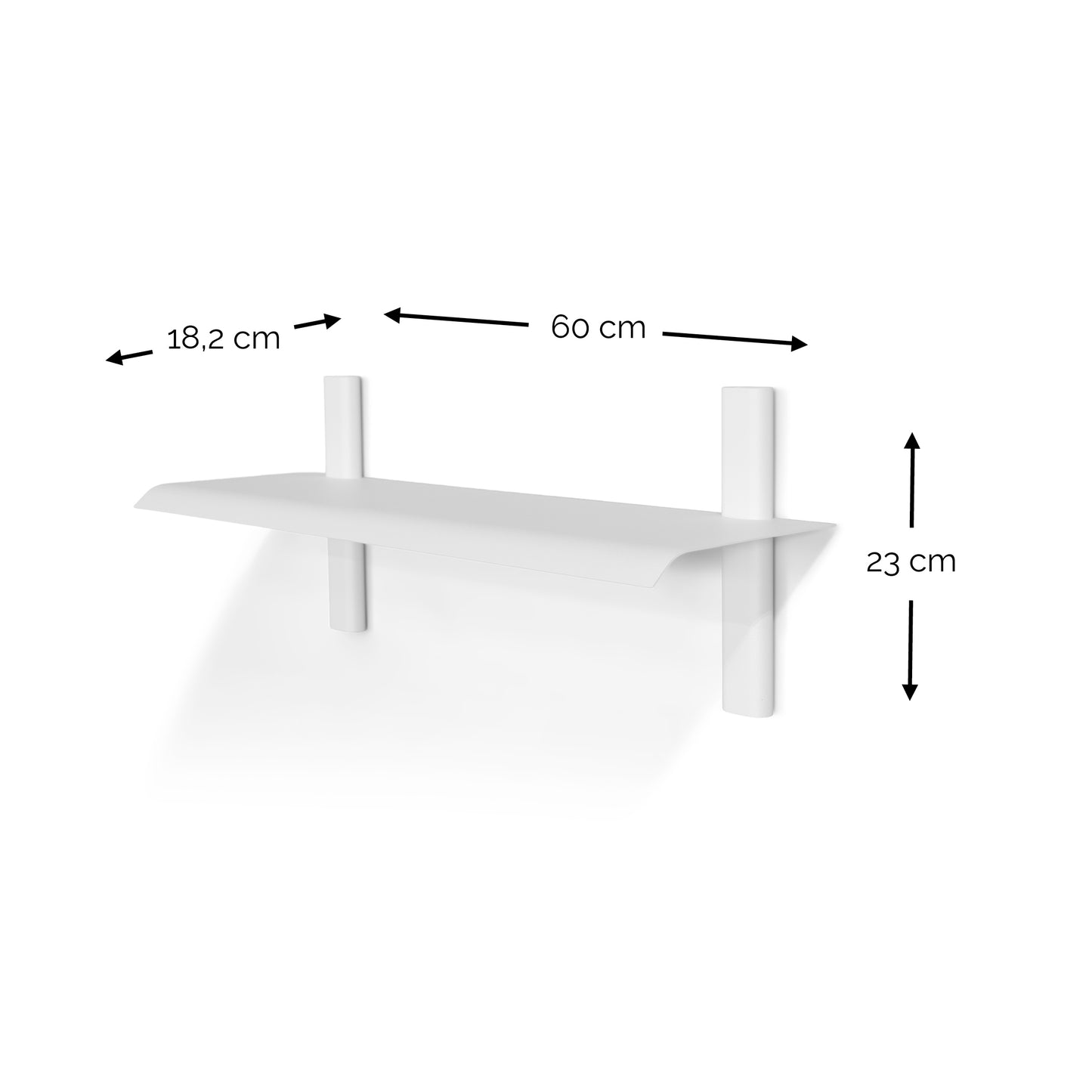 Spinder Design Hola 2 wandplank Wit