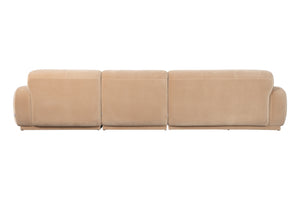 Zuiver Hazel 6-zitsbank Chaise Longue rechts Beige