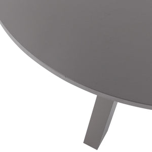WOOOD Rhonda eettafel Ø129 cm Warmgrijs