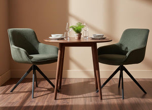 HelloChair HC04 Bloss eetkamerstoel vierpoot beige Groen