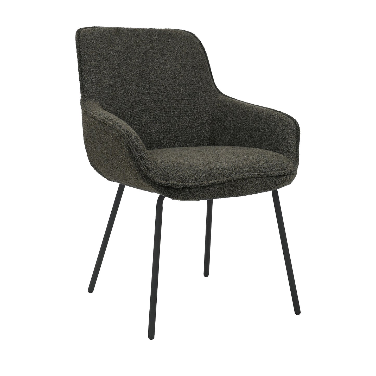 HelloChair HC04 Bloss eetkamerstoel vierpoot zwart Groen