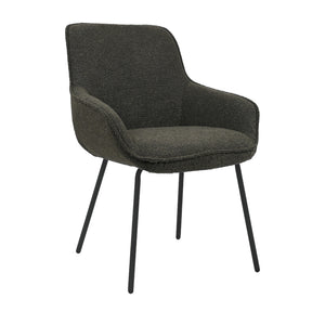 HelloChair HC04 Bloss eetkamerstoel vierpoot zwart Groen