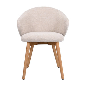 HelloChair HC01 Boby 2.0 armstoel houten poot Lake Linen
