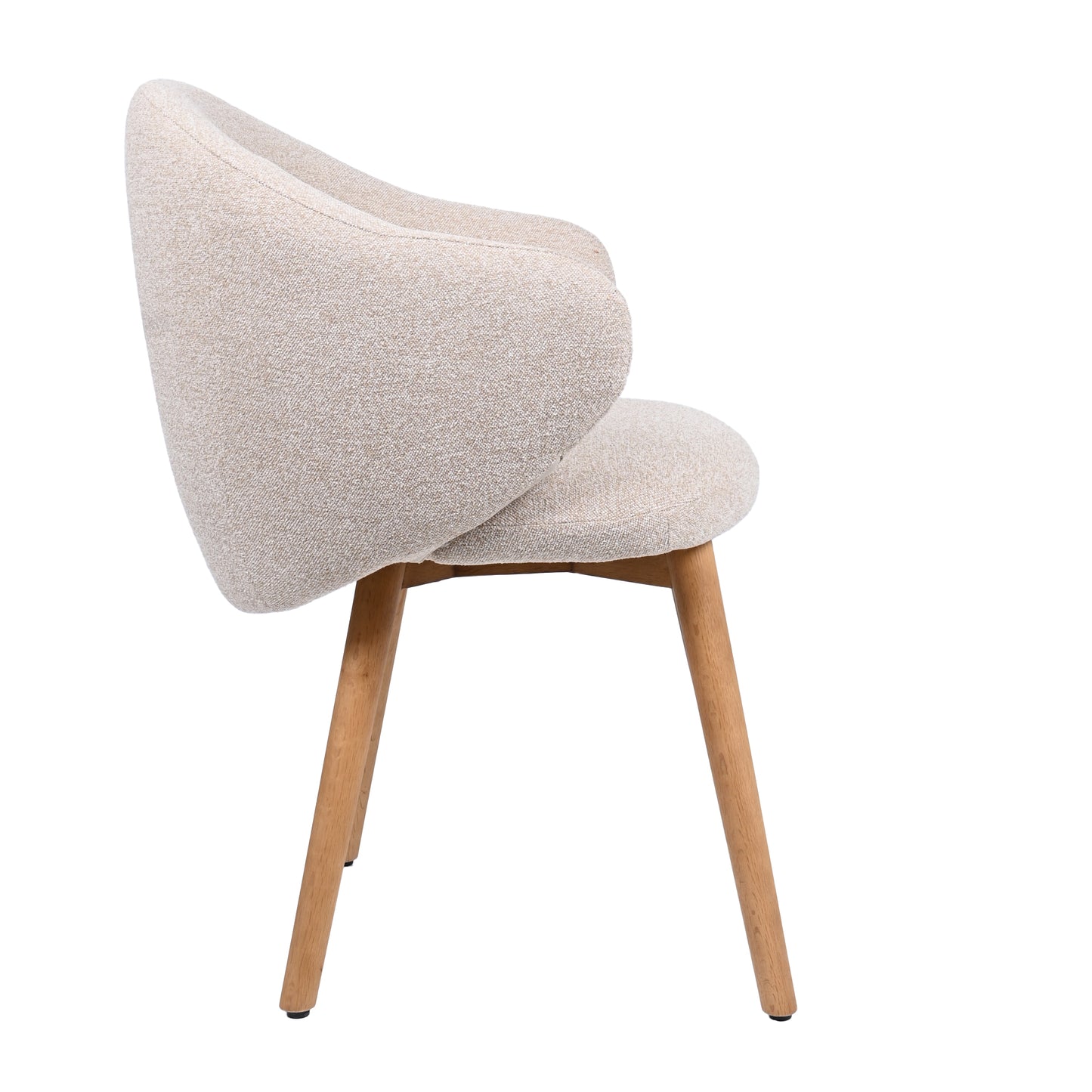 HelloChair HC01 Boby 2.0 armstoel houten poot Lake Linen