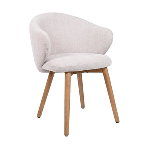 HelloChair HC01 Boby 2.0 armstoel houten poot Chacha Beige