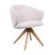 HelloChair HC01 Boby 2.0 armstoel Chacha Beige spinpoot hout naturel