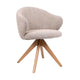 HelloChair HC01 Boby 2.0 armstoel Chacha Sand spinpoot hout naturel