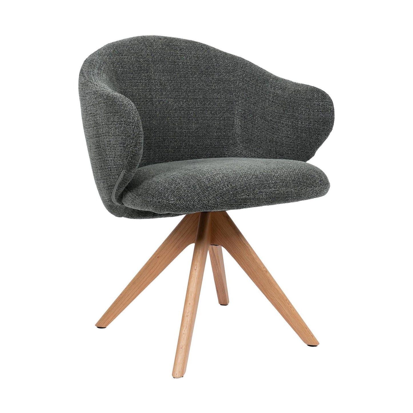 HelloChair HC01 Boby 2.0 armstoel Chacha Turtle spinpoot hout naturel
