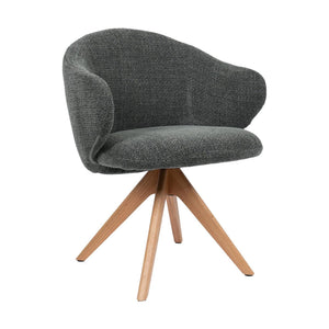HelloChair HC01 Boby 2.0 armstoel Chacha Turtle spinpoot hout naturel