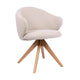 HelloChair HC01 Boby 2.0 armstoel Lake Linen spinpoot hout naturel