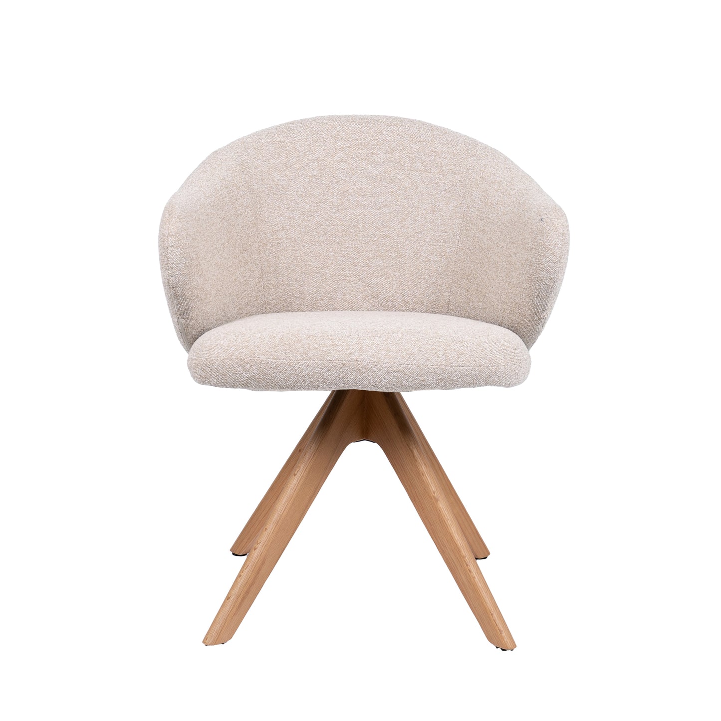 HelloChair HC01 Boby 2.0 armstoel Lake Linen spinpoot hout naturel