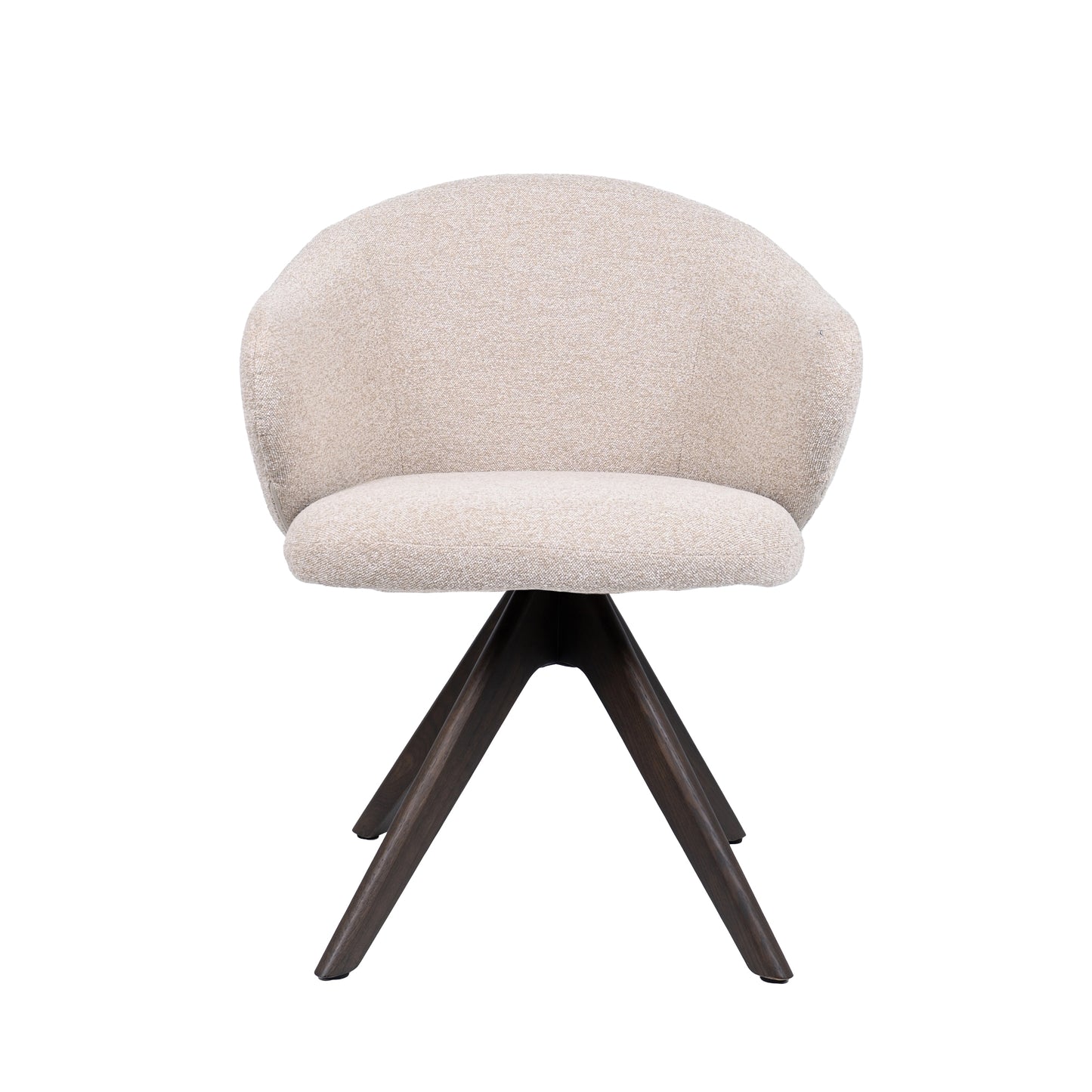 HelloChair HC01 Boby 2.0 armstoel Lake Linen spinpoot hout walnoot