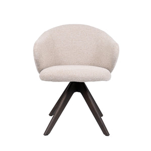 HelloChair HC01 Boby 2.0 armstoel Lake Linen spinpoot hout walnoot