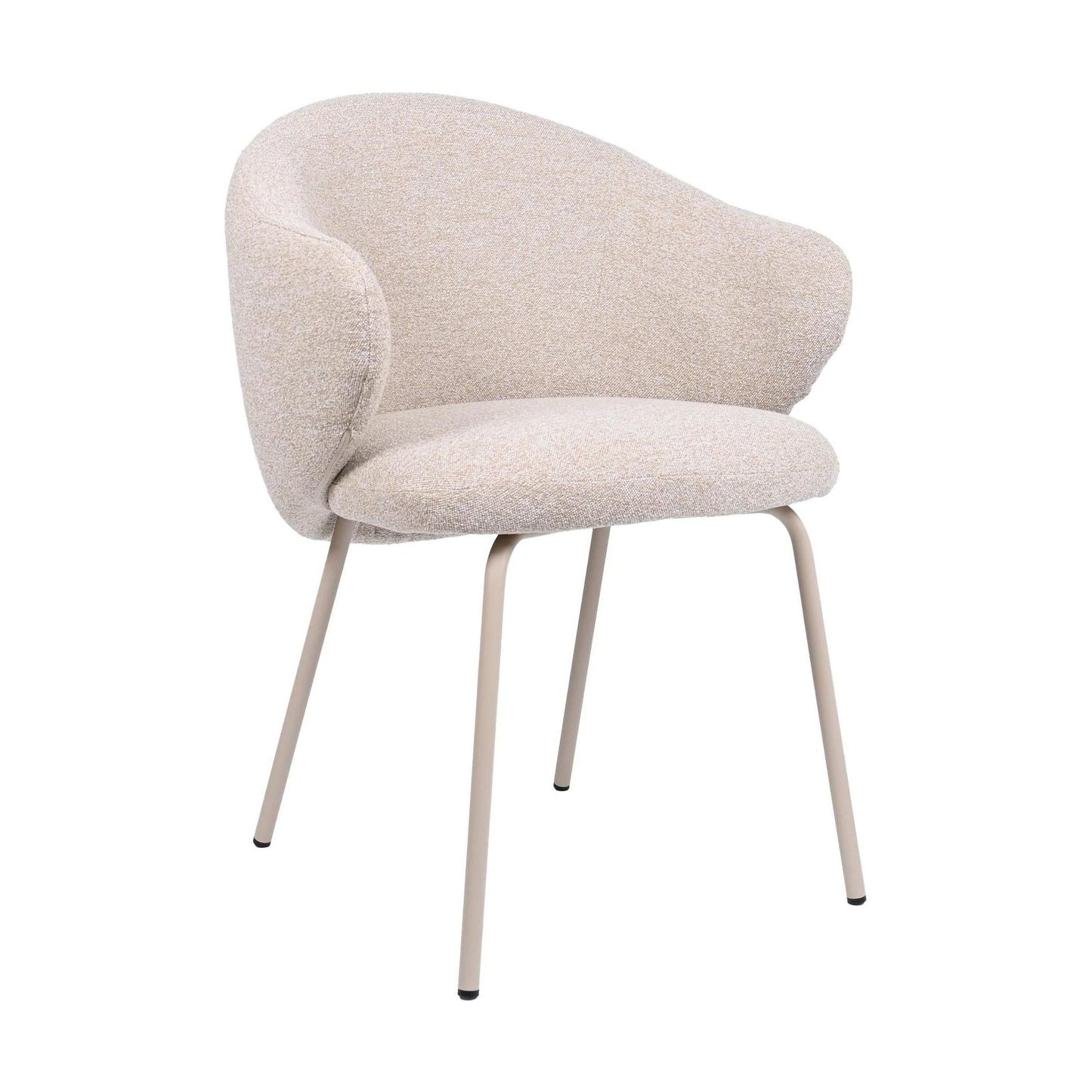 HelloChair HC01 Boby 2.0 armstoel vierpoot beige Lake Linen