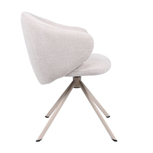 HelloChair HC01 Boby 2.0 armstoel spinpoot beige Chacha Beige