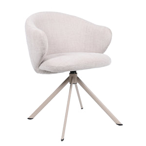 HelloChair HC01 Boby 2.0 armstoel spinpoot beige Chacha Beige