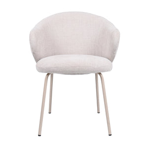 HelloChair HC01 Boby 2.0 armstoel vierpoot beige Chacha Beige
