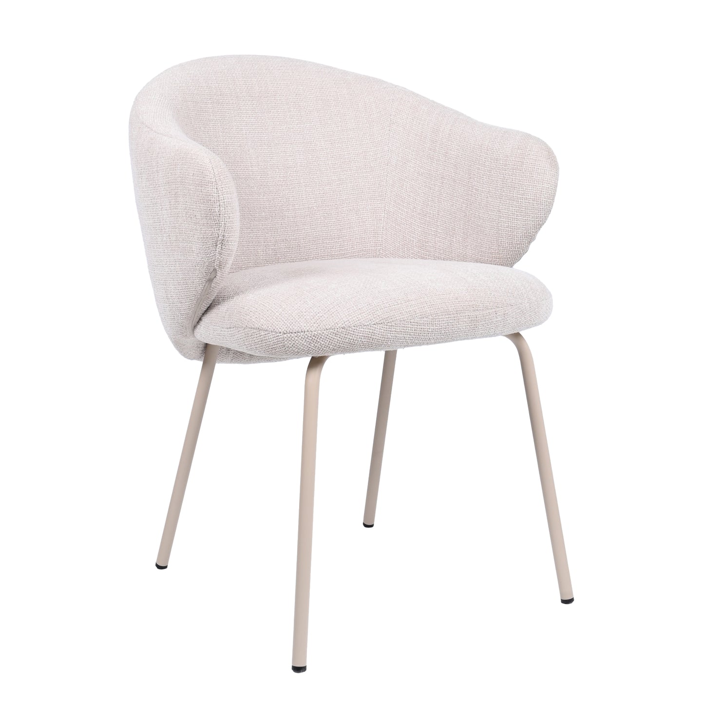 HelloChair HC01 Boby 2.0 armstoel vierpoot beige Chacha Beige