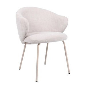 HelloChair HC01 Boby 2.0 armstoel vierpoot beige Chacha Beige