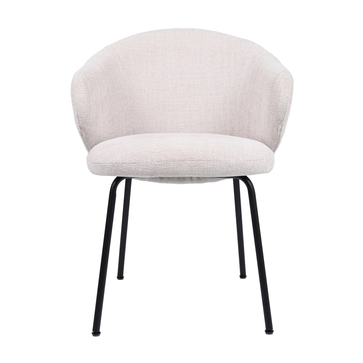 HelloChair HC01 Boby 2.0 armstoel vierpoot zwart Chacha Beige