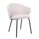 HelloChair HC01 Boby 2.0 armstoel vierpoot zwart Chacha Beige