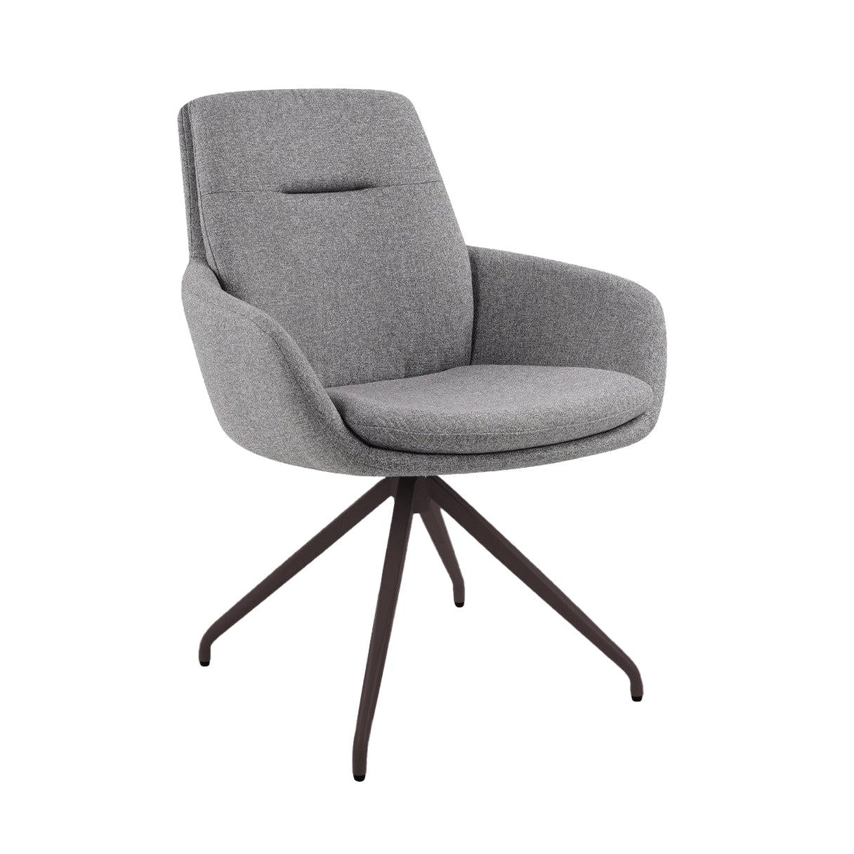 HelloChair HC08 Rebell eetkamerstoel anodic brown Solid Dark Grey
