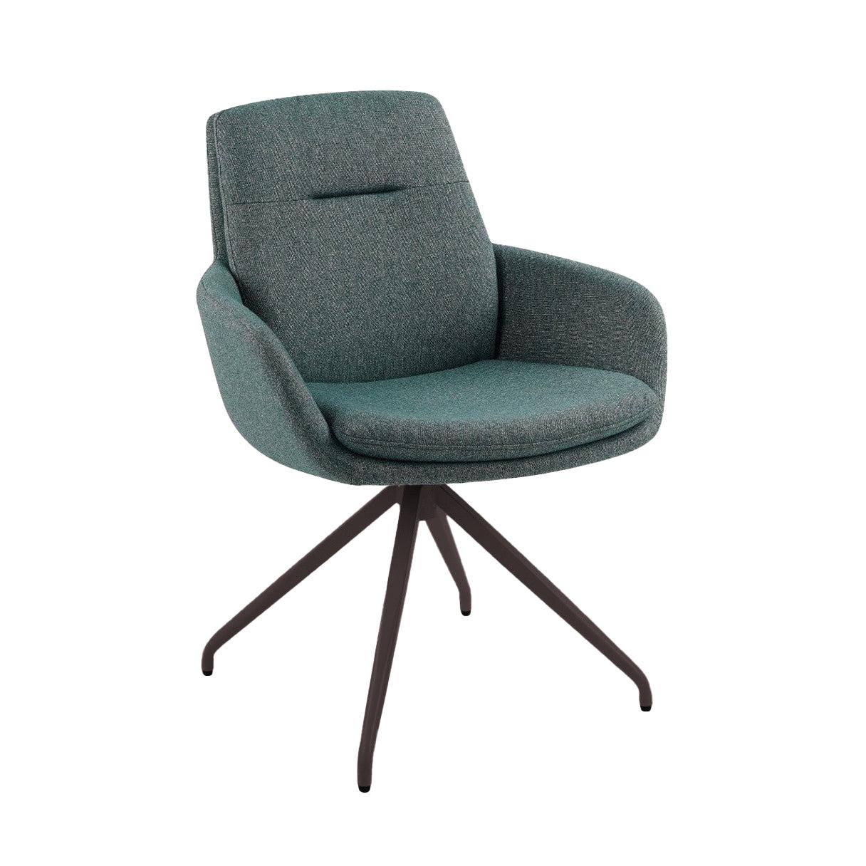 HelloChair HC08 Rebell eetkamerstoel anodic brown Solid Green