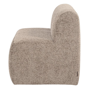WOOOD Mojo Base eetkamerbank 164 cm wollig Donkerzand