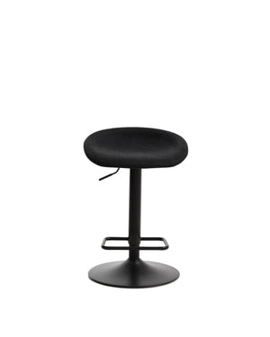 Kave Home Danua barkruk H82 chenille Black