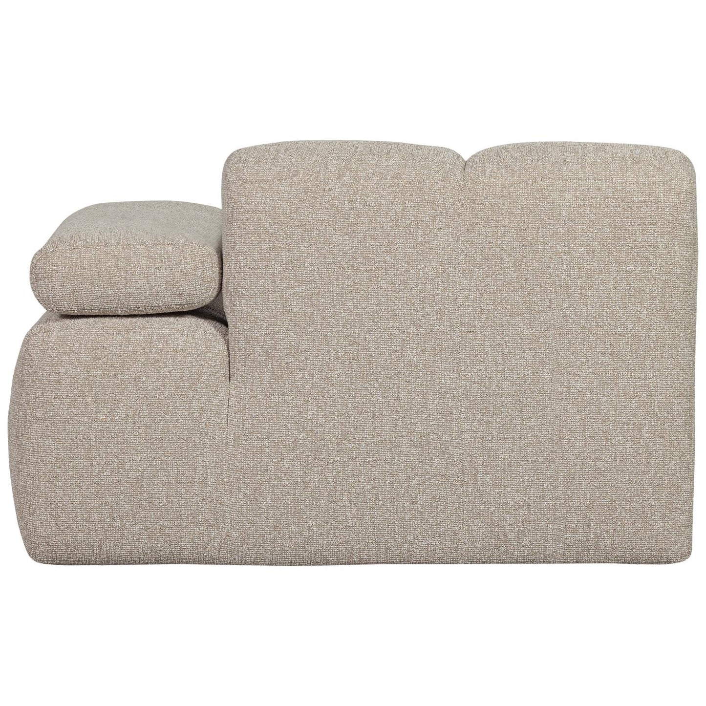 WOOOD Mojo 1-zits bank arm rechts bouclé Beige