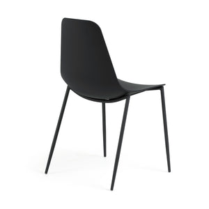 Kave Home Whatts eetkamerstoel Black