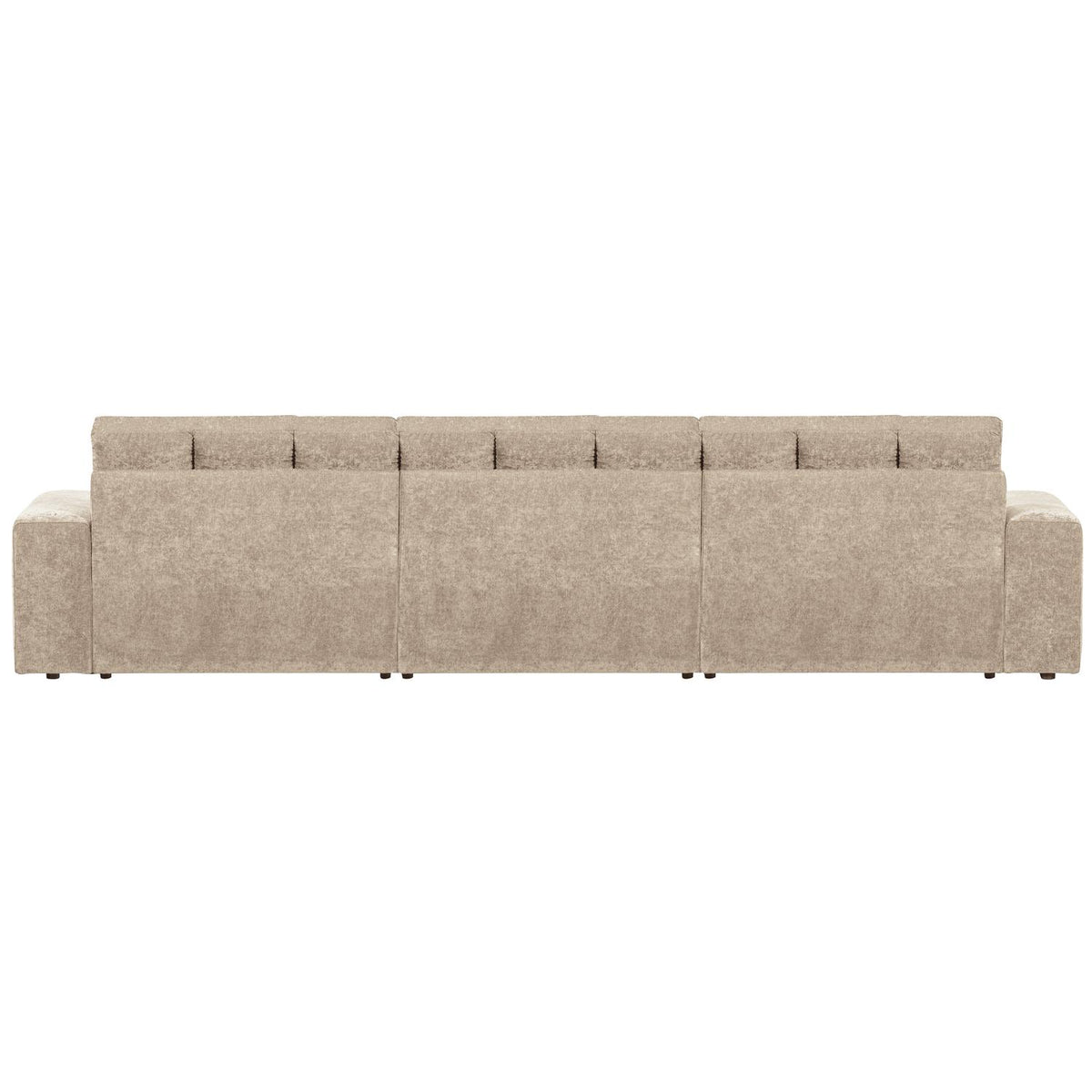 WOOOD Second Date chaise longue bank links velvet Nougat