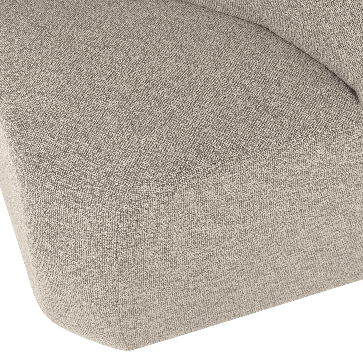 WOOOD Mojo Base eetbank hoek met rugleuning bouclé Beige