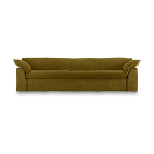 HKliving Nomad bank 305 cm Royal Velvet Olive