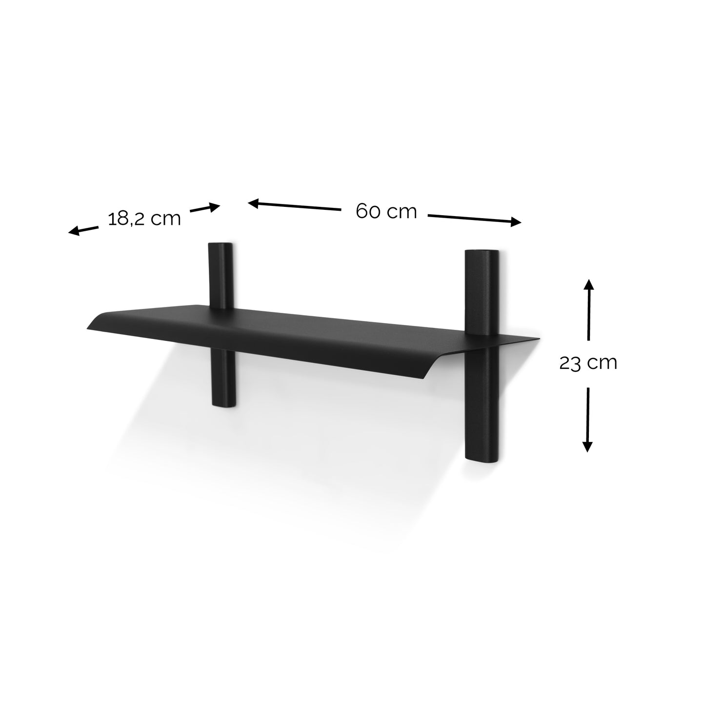 Spinder Design Hola 2 wandplank Zwart