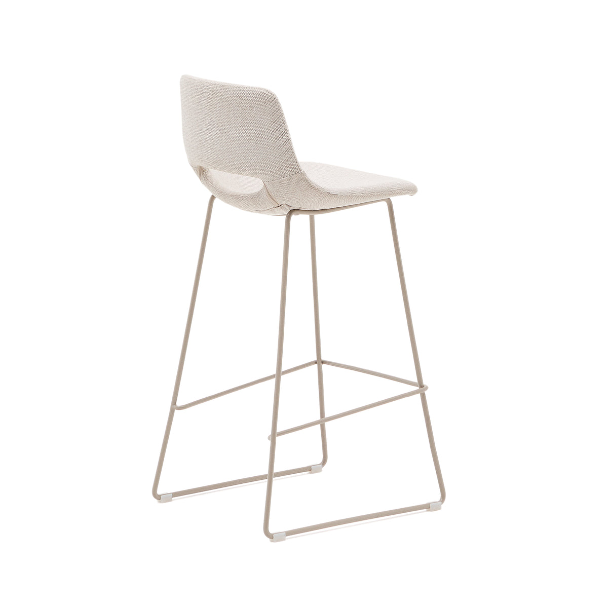 Kave Home Zahara barkruk H76 chenille Beige