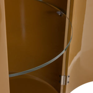 WOOOD Sera kast rond Ø45x72 cm Honinggeel