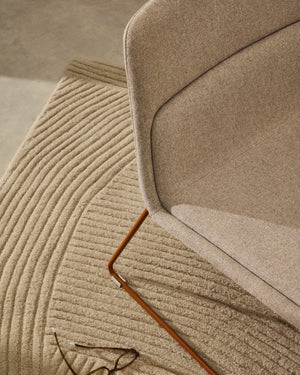 Kave Home Zahara fauteuil Beige/Terracotta