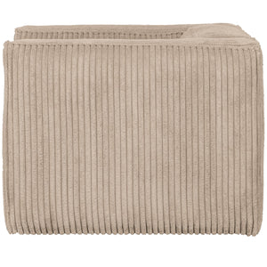 WOOOD Bean fauteuil Ribstof Travertin