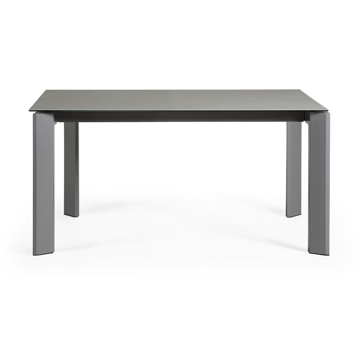 Kave Home Axis eettafel uitschuifbaar 160/220x90 cm Grijs