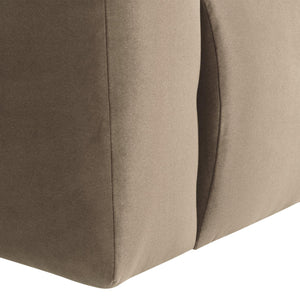 WOOOD Mojo Base 1-zits bank arm links velvet Khaki